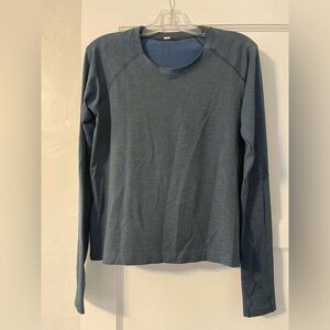 Lululemon swiftly tech Blue Long Sleeve Shirt